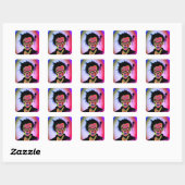 Carré Sticker Zombie (Feuille)