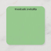 Carré STYLE ART&DESIGN carte de visite (Dos)