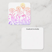 Carré STYLE ART&DESIGN carte de visite (Devant / Derrière)