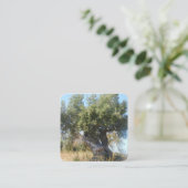 Carré Style design carte de visite (Debout devant)