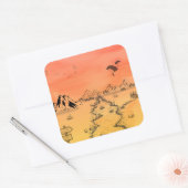 Carré Sunset Adventure Path Sticker (Enveloppe)
