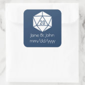 Carré Tabletop Chic dans Sticker Marine (Sac)