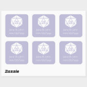 Carré Tablette Chic dans Sticker Lavender (Feuille)