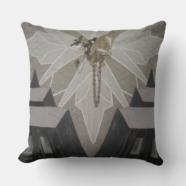 Carré temps cuir look coussin (Recto)