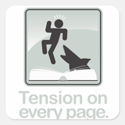 Carré Tension sur chaque sticker de page (Devant)