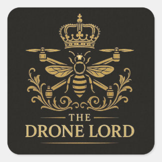 Carré The Drone Lord Lux Sticker