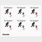 Carré The Geophysicist Sticker (Feuille)