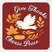 Carré 'The Peace Collection' Sticker (Devant)