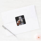 Carré Tiger in the Dark – Minimal Sticker (Enveloppe)