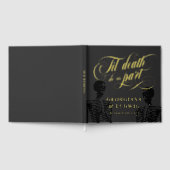 Carré Til Death Do Us Part Skeletons Goth Mariage (Complet)