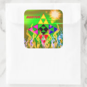 Carré Triangles Galore Collection pour enfants - Sticker (Sac)