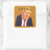 Carré Trump/Chump Sticker (Sac)