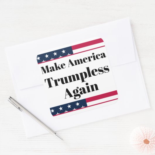 Carré Trumpless Sticker (Enveloppe)