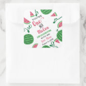 Carré Un Dans Un Sticker Melon, Watermelon (Sac)