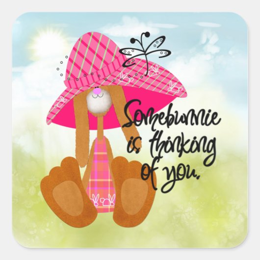 Carré Un Sticker Bunny (Devant)