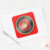 CARRÉ USMC STICKER (Enveloppe)