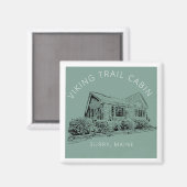 Carré Viking Trail Cabine Fridge Magnet (Recto/Verso)