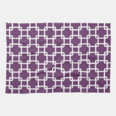 Carré violet Lien Motif Ktichen Serviettes (Horizontal)