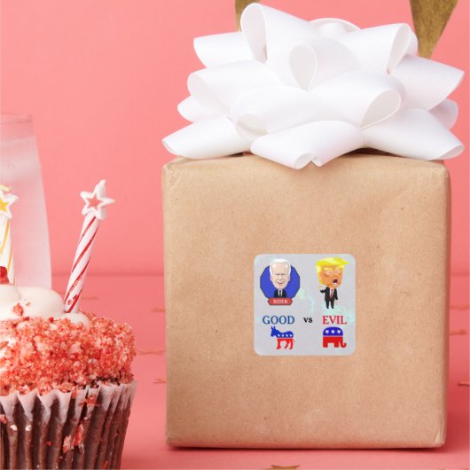 Carré Voter Pour Bon Sticker (Fête)