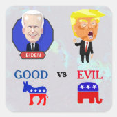 Carré Voter Pour Bon Sticker (Devant)