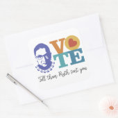 Carré Voter Sticker RBG (Enveloppe)
