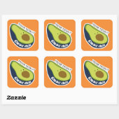 Carré Vous avez entièrement Guac ce Sticker (Feuille)