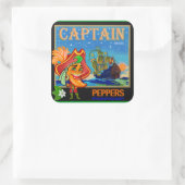 Carré WQ TOYS STICKER : Capitaine Cayenne Pepper (Sac)