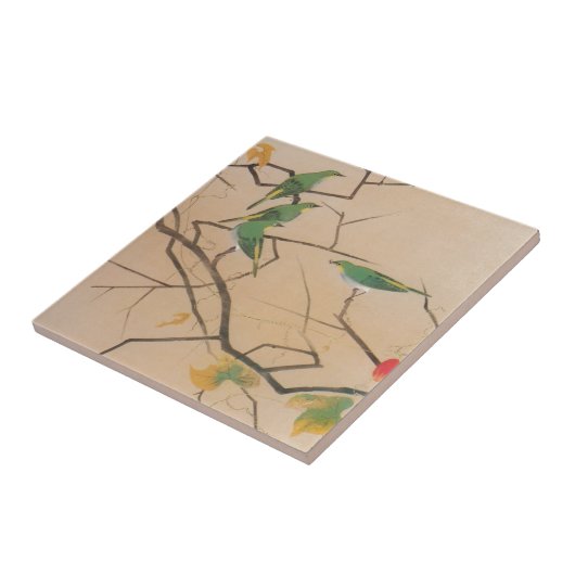 Carreau メジロ, 速水御舟, Blanc-Oeil japonais, Gyoshū, art du (Côté)