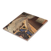 Carreau 妖怪, zombi japonais de 国芳, Kuniyoshi, Ukiyo-e (Côté)