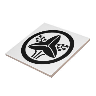 CARREAU 家紋「丸に立ち沢瀉」