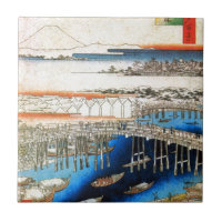 雪の日本橋, 広重 Milou Nihonbashi, Hiroshige, Ukiyo-e