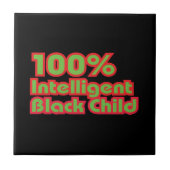 Carreau 100% Enfant noir intelligent (Devant)
