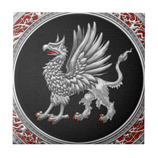 Carreau [100] Griffin d'argent sacré (Devant)