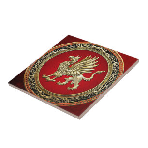 Carreau [100] Griffin d'or sacré