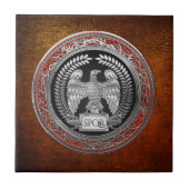 Carreau [100] Silver Roman Imperial Eagle (Devant)