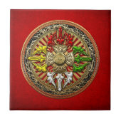 Carreau [100] Tibétain Double Dorje Mandala (Devant)