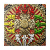 Carreau [100] Tibétain Double Dorje Mandala (Devant)