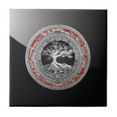 Carreau [100] Treasure Trove : Celtic Tree of Life [Argent (Devant)