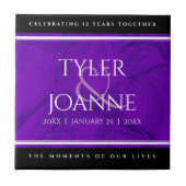 Carreau 12ème anniversaire de la Mariage de soie (Devant)