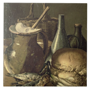 Carreau 131-0058519/1 toujours la vie avec des poissons,