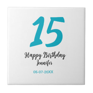 Carreau 15e anniversaire quiencenera ajouter date année te