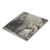 Carreau 1626-89) reines de Christina (de la Suède, d'une (Côté)