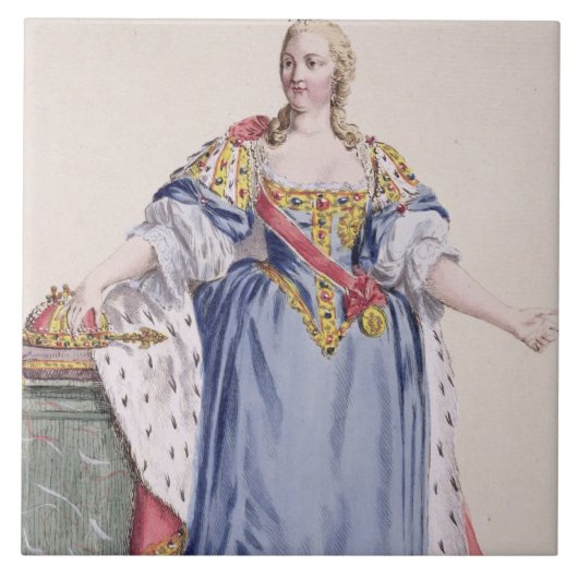 Carreau 1717-80) impératrices de Maria Theresa (de (Devant)