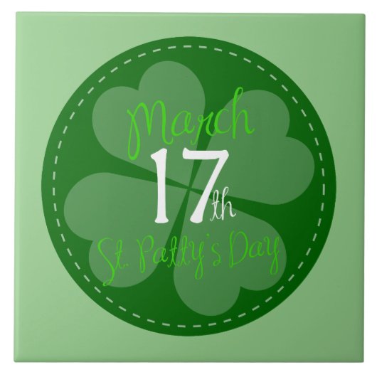 Carreau 17 mars Fête de la Saint-Patty (Devant)