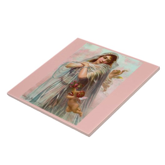 Carreau 1891 Edouard Bisson La Fiancée (Côté)