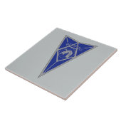 Carreau 18ème Recondo aéroporté - Fort Bragg - bleu (Côté)