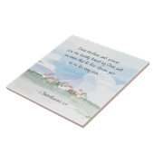 Carreau 1 Thessaloniciens 1:4 Tu es Dearly Lové par Dieu (Côté)