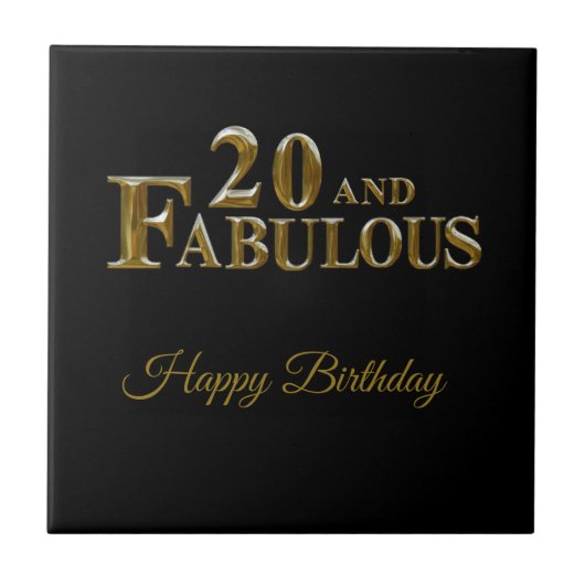 Carreau 20e Anniversaire  (Devant)