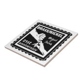 Carreau 21e anniversaire mariage laiton nickel traditionne (Côté)