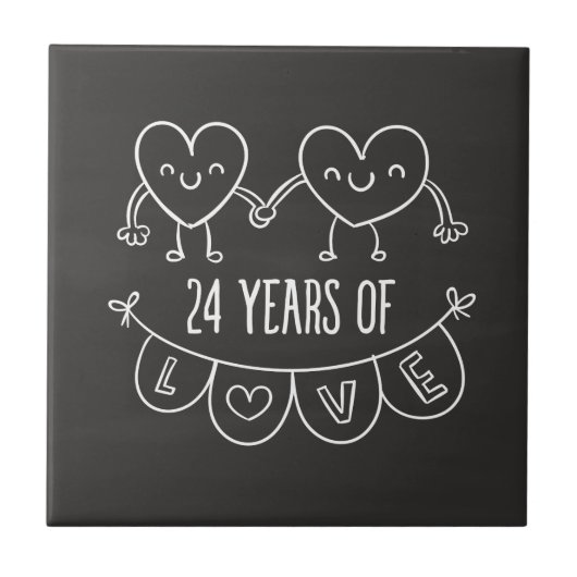 Carreau 24e Anniversary Poison de Chalk Hearts (Devant)